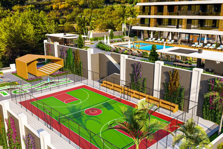 Elite residential complex based on the concept of a 5-star hotel