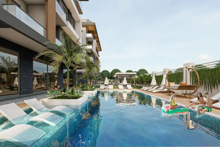 Spacious apartments in Avsallar area at affordable prices
