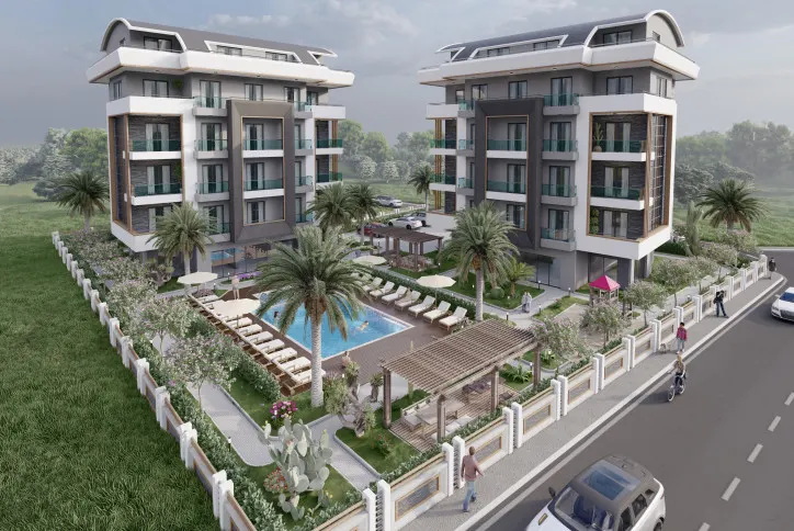 Modern view apartments in the Oba area