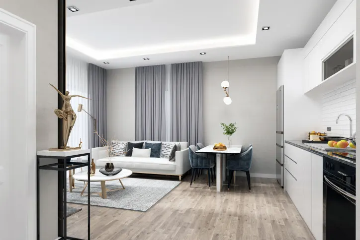 Luxurious 1-bedroom apartments in brand new project in Kestel