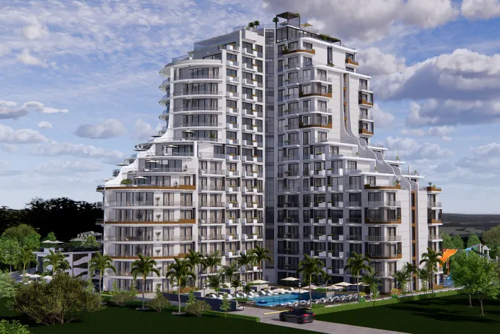 Luxury project by the sea 500 meters from the coast in Northern Cyprus