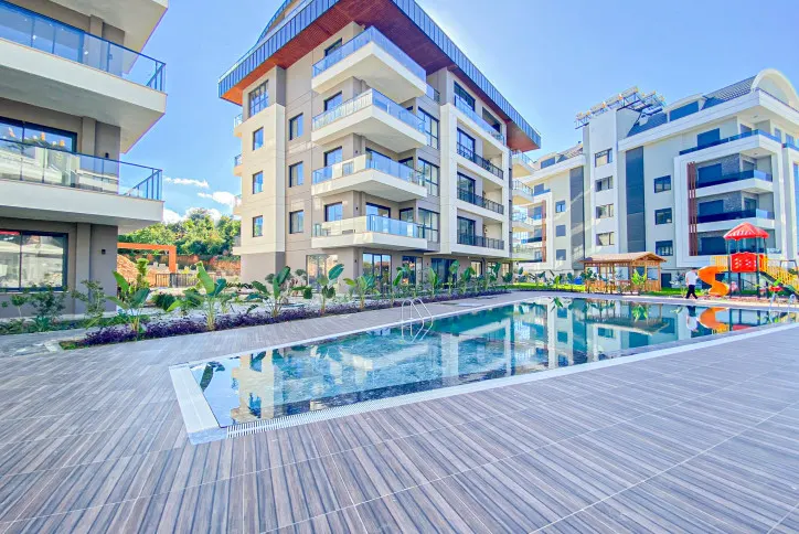 Lyxig lägenhet i ett nytt komplex i Oba, Alanya
