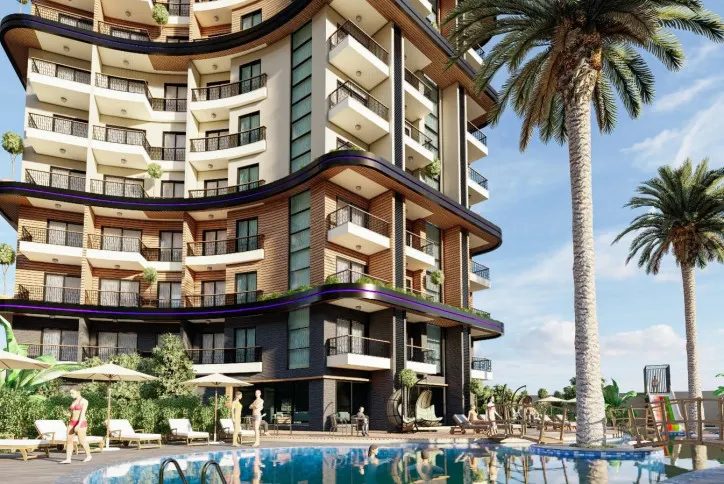 Brand new apartments in a new complex, Alanya