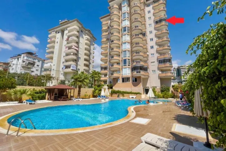 2+1 Apartment in Cikcilli with Sea and Mountain View