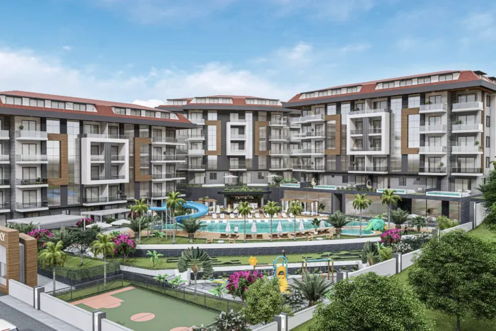One bedroom apartment in a new complex in Oba, Alanya