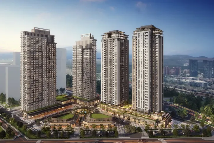 Apartments in a new residential complex in installments in Istanbul