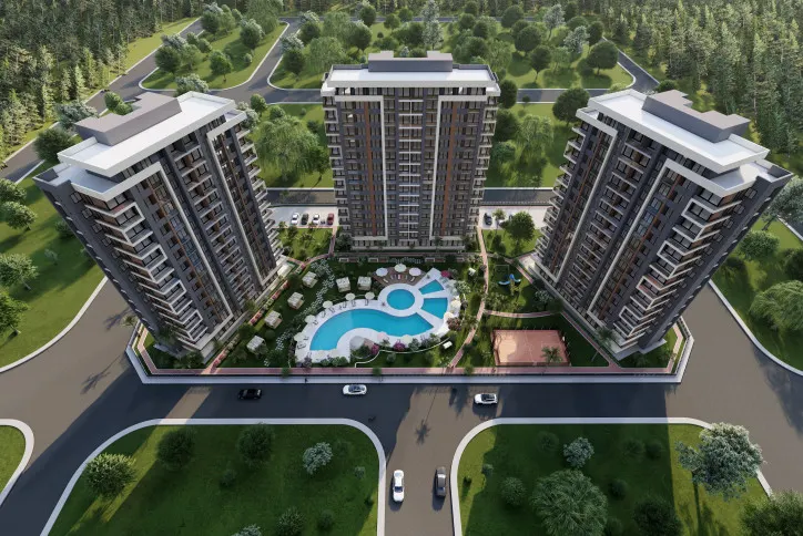 New project in Erdemli, Mersin area 500 meters from the beach