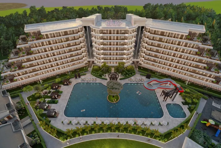 A modern complex providing everything necessary for a comfortable life