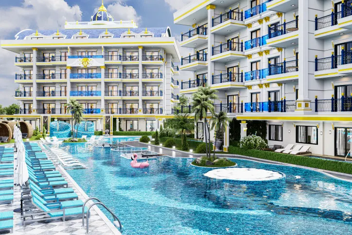 A new complex with a smart home system in Oba