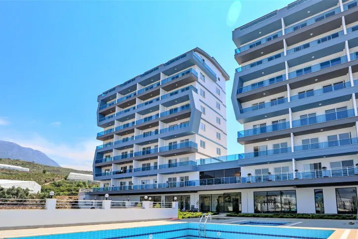 Mahmutlar'da modern 1 yatak odalı daire