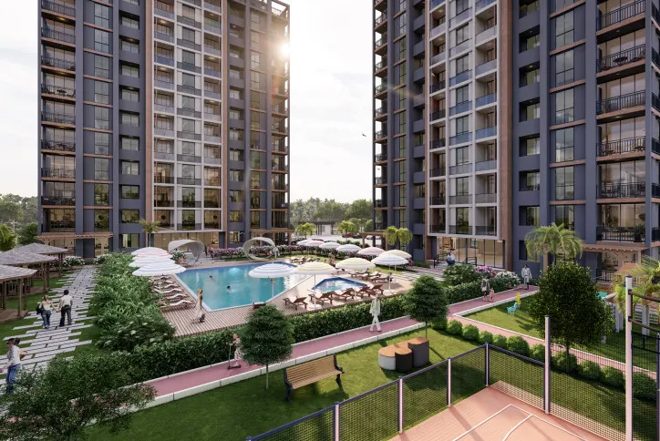 Apartments in installments in Mersin, Mezitli district