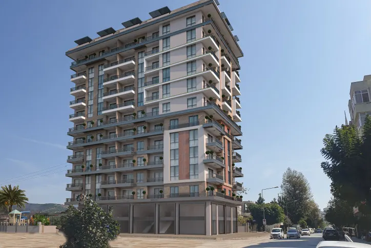 New complex in in the heart  Mahmutlar, Alanya