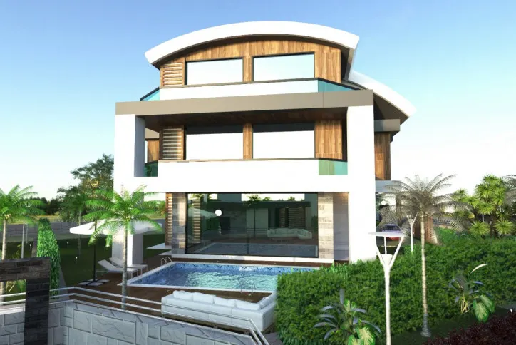 Luxurious villas in Kargicak, Alanya