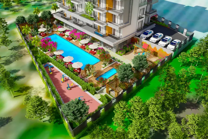 New project in an ecologically clean area of Alanya, Avsallar