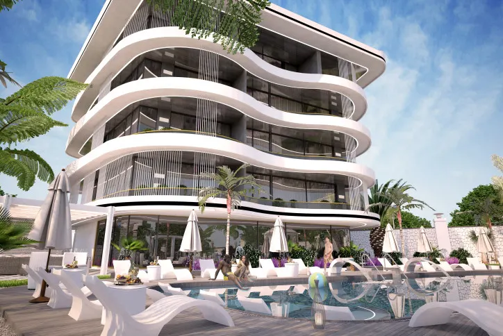 Luxury complex in Kargicak, Alanya