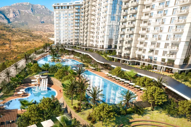 Apartment 2+1 in Mahmutlar — Property for Sale in a Hotel-Type Complex