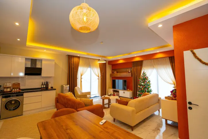Apartment in Alanya with a beautiful view and convenient layout