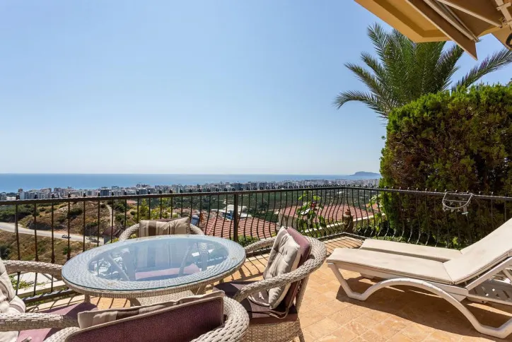 Large Villa with Mediterranean Sea View in Kargicak