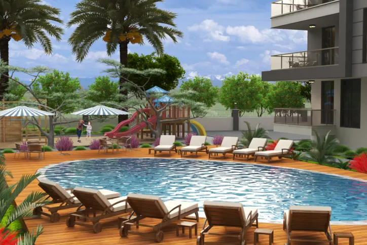New attractive project in the Gazipasa area at reasonable prices