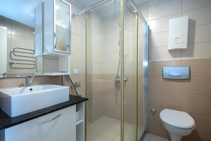 Luxurious furnished apartment with a terrace and panoramic views in Cikcilli