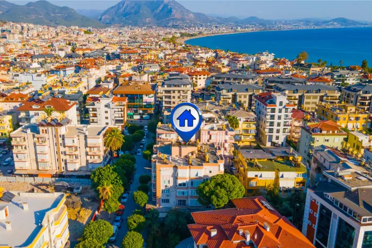 Ettroms leilighet i sentrum av Alanya