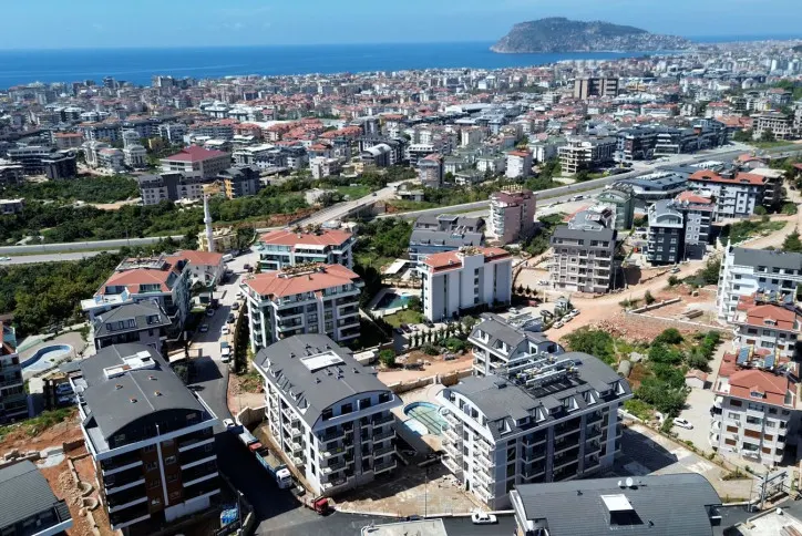 Duplexlägenhet i det europeiska området Oba, Alanya
