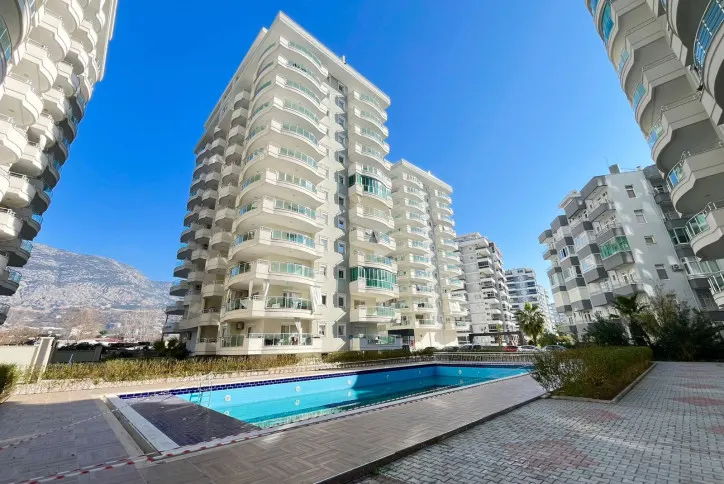 Stor lägenhet i Alanya med två sovrum, 120 m2