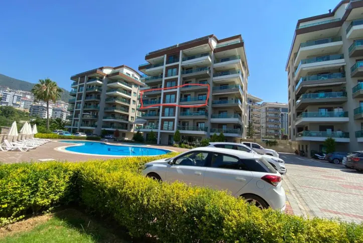 3+1 with separate kitchen in Alanya