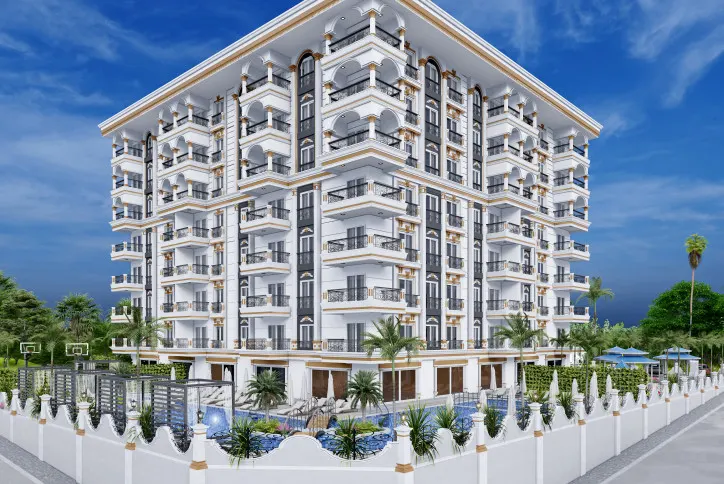 Project with original architecture and low building density
