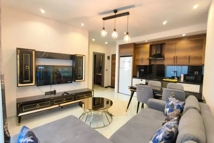 Modern furnished apartment in a luxury complex in Mahmutlar, Alanya