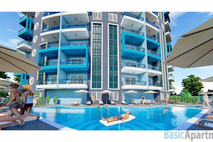 Chic apartments for sale in a Desirable area in Mahmutlar