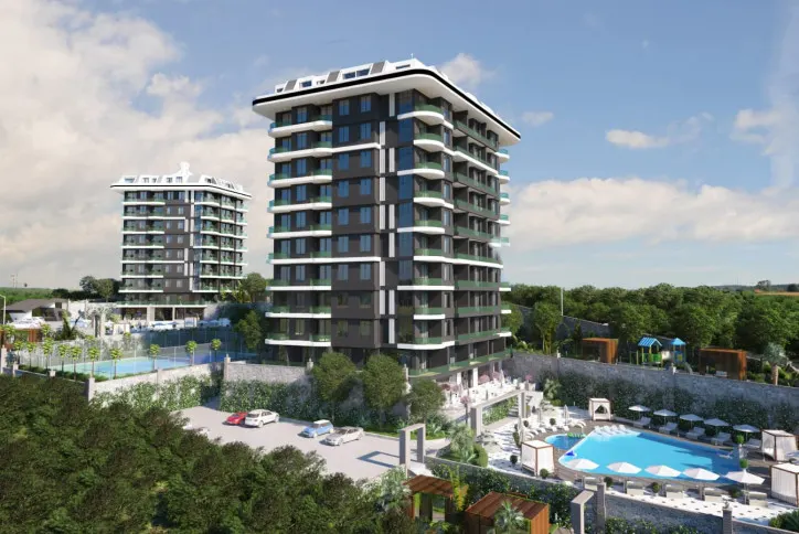 Apartments in installments in Alanya, Demirtas.