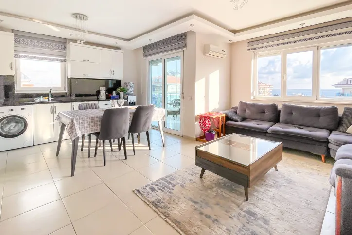 3+1 Apartment in Kestel with Sea View – Excellent Offer