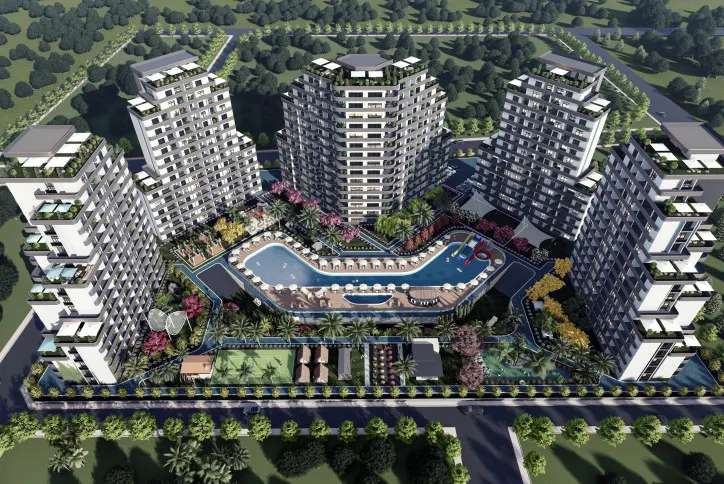 A unique project in the popular area of Mersin, Mezitli
