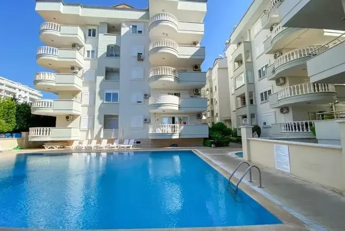 Spacious Furnished 2+1 Apartment Just 50m from the Beach in Oba