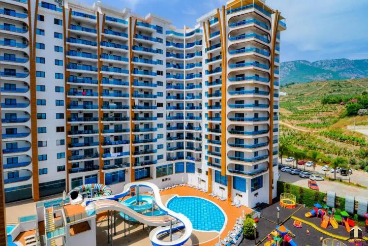 Møblert leilighet i Azura Park-komplekset i Mahmutlar – et komfortabelt studio i Alanya