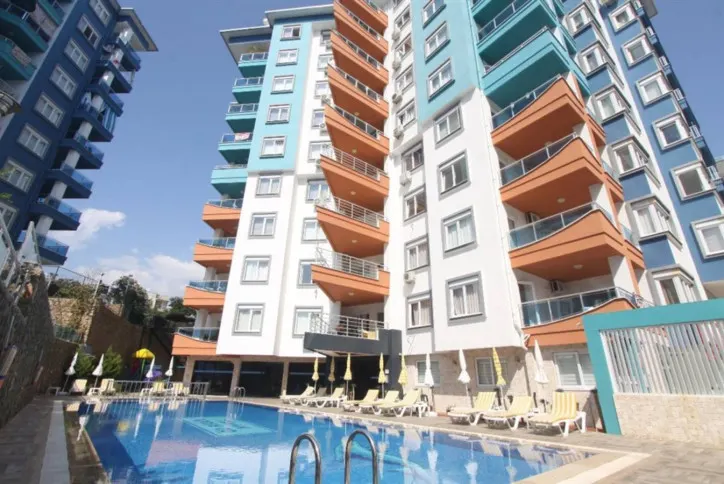 1+1 apartments in a luxury complex in Tosmur, Alanya