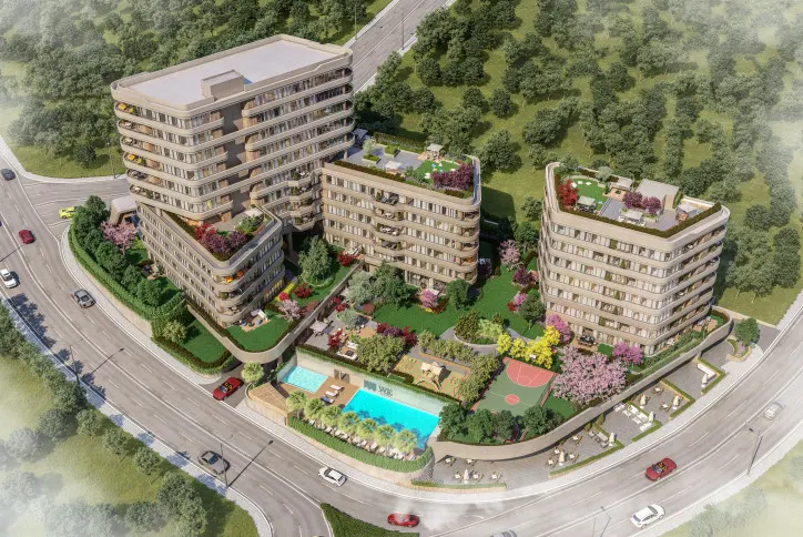 Business class residential complex located in a popular area