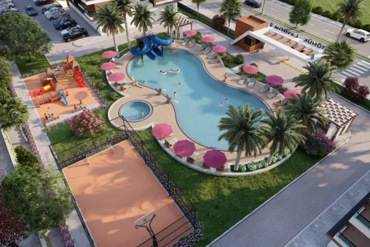 Bright and modern residential complex in Mersin