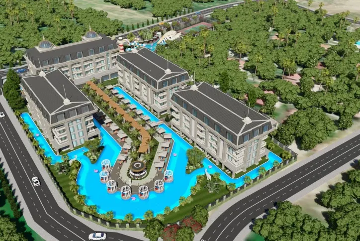 Lyxigt komplex i Türkler, Alanya