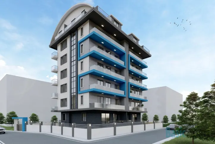 Central Alanya properties close to the beach of Mahmutlar