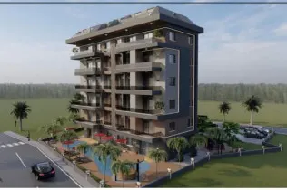 Centrally located modern project in Cikcilli, Alanya