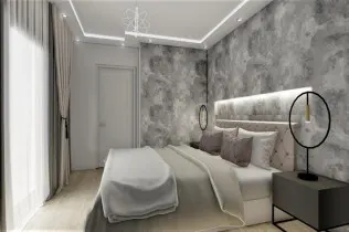 A modern residential complex, in a quiet and peaceful area of ​​Alanya.