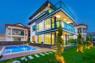 Beautifully designed modern villa in Kargicak Alanya with stunning sea view