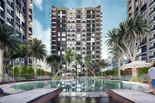 1+1 apartment in a new complex, Mersin