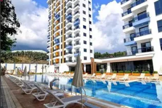 Modern residential complex on the southern coast of Turkey