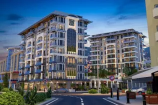 Ready-made apartment 1+1 900 meters from the sea, in the center