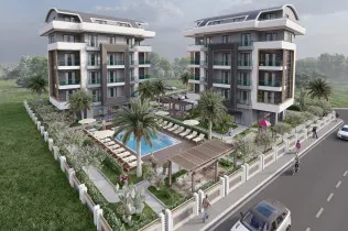 Modern view apartments in the Oba area
