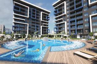 High quality residential complex in the heart of Alanya
