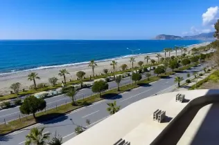 Brand New Beachfront 2+1 Duplex Penthouse with Panoramic Sea Views in Kestel